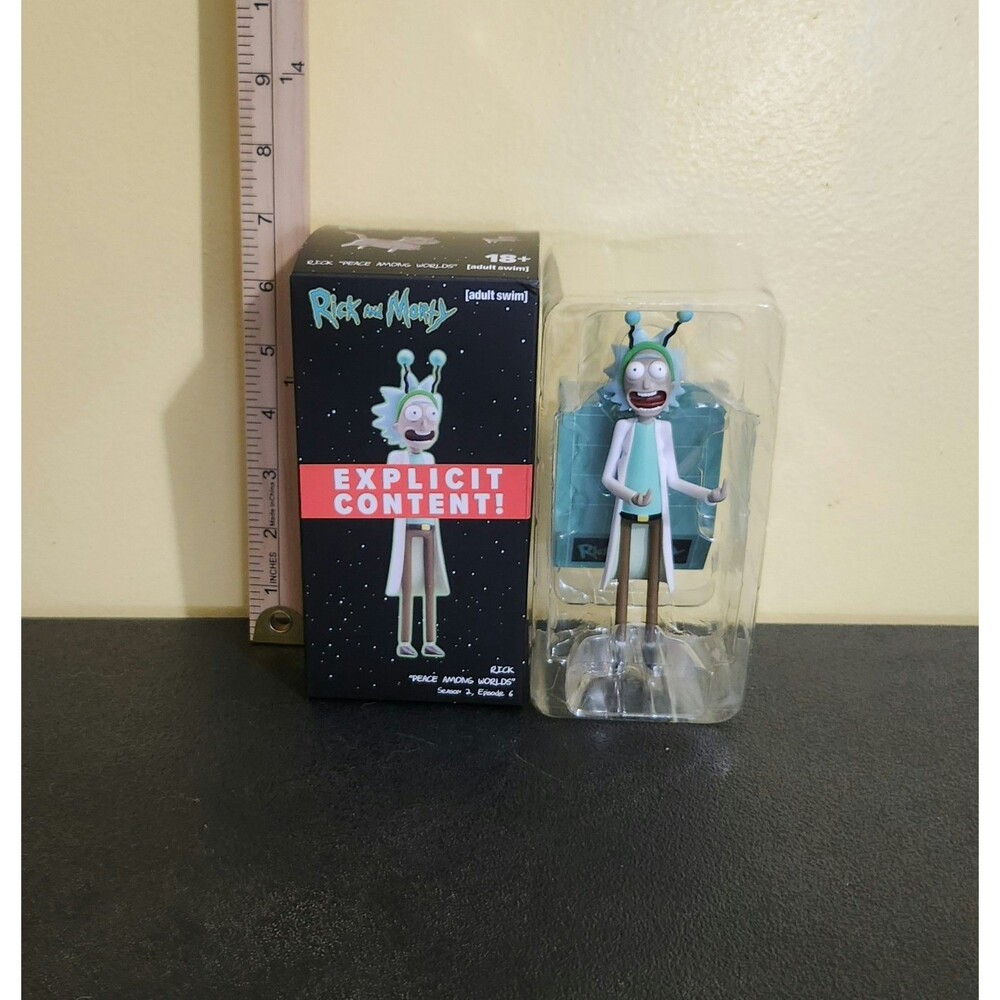 Rick & Morty "Peace Among Worlds" Explicit Content Figurine MIB